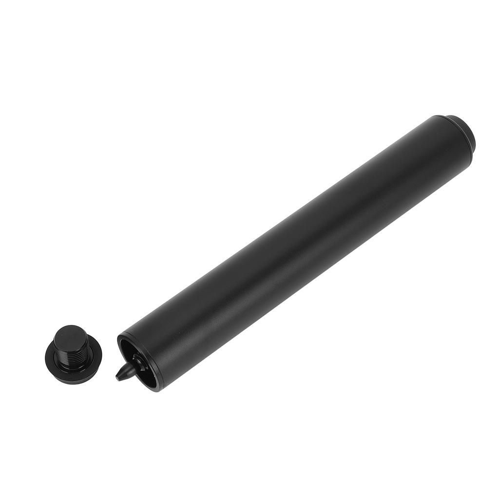 8 Inch Pool Cue Extender with Rear Rubber Bumper Aluminum Billiards Pool Cue Butt Extending Accessor