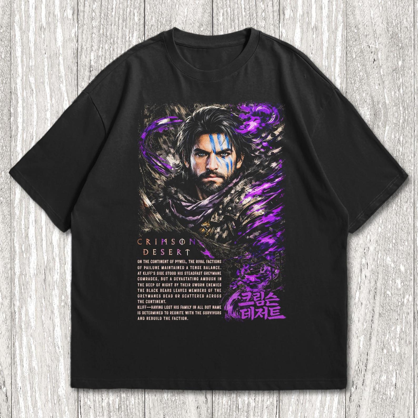 Crimson DeserT-Shirt, Macduff T-Shirt, Pywel, RPG Game Tee, Video Game Shirt S