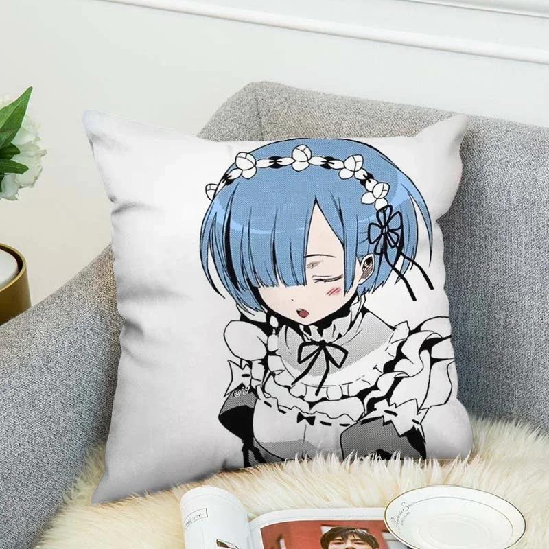 Pillowcases for Pillows Anime Pillow Cover 40x40 Pilow Cases Decorative Cushion Covers Pillowcase Cushions Home Decor Sofa