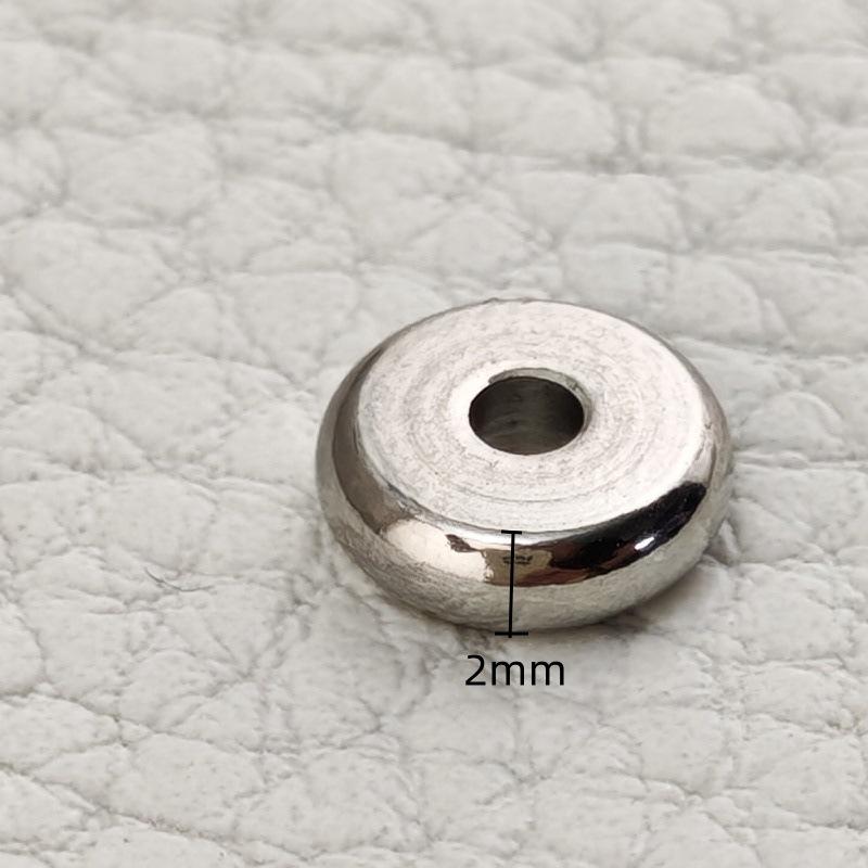 Stainless Steel Spacer Beads for DIY Jewelry Making - Wheel Bracelet Materials In Stock