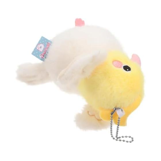 [Homoyoyo] Parrot Keychain Pendant Stuffed Bird Cockatiel Stuffed