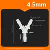 Y-Shaped Three-Way Connector Tee Joint 1.6~6.4Mmwater Divider Polypropylene Pp Plastic Gas Oil Aquarium Hose Pagoda Joint