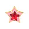 New Fashion Pink Heart Butterfly Starfish Bow 3D Crystal Charm Beads Accessories DIY Making Ring Necklace Bracelet Shiny Jewelry