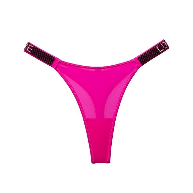 

Женское весенне-летнее нижнее белье стринги для фитнеса и спорта с буквенным принтом L