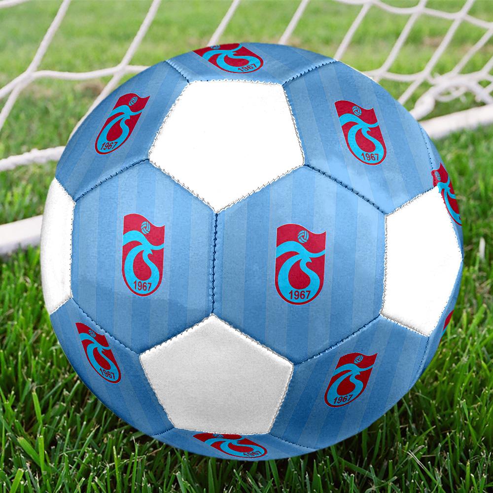 1 Stück Trabzonspor Größe 5 Fußball PrahaHallenfußball Bunt Alle Altersgruppen Maschinengenäht PVC Wettkampfbereit Langlebig Hoher Rückprall