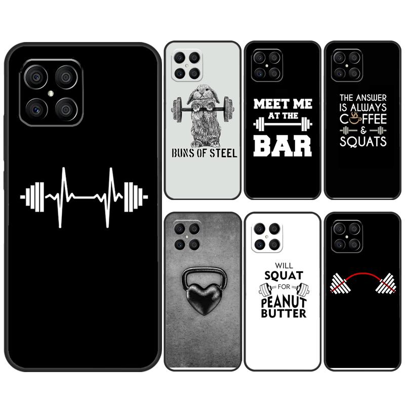 Bodybuilding Gym Fitness Phone Case For Honor X8b X9b X8 X9 X6a X7a X8a X9a Honor Magic 6 Pro 5 Lite 50 70 90 Cover