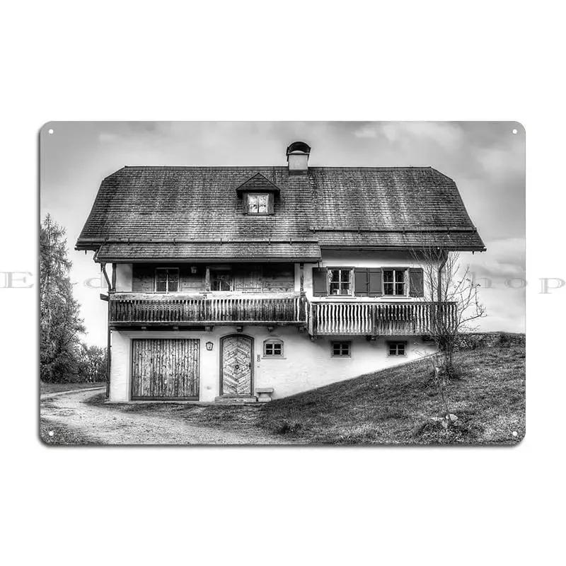 Salzburg House Metal Plaque Poster Decoration Printing Wall Mural Cinema Cinema Tin Sign Poster 20x30cm(7.8x11.8inch)