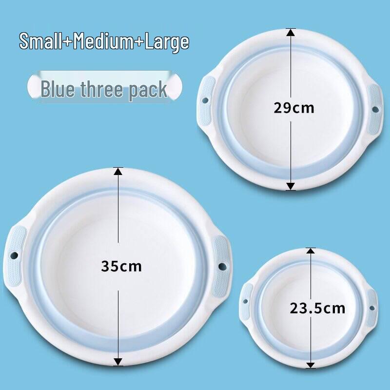 

Portable Foldable Washbasin: Large Size for Laundry & Foot Baths, Ideal for Dorms & Travel Small