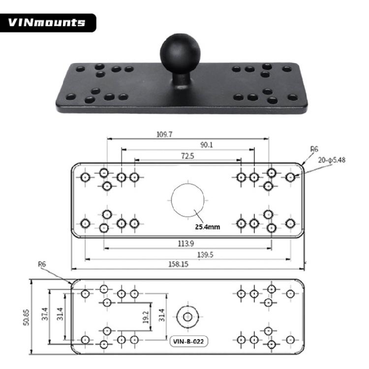 Heavy Duty Fish Finder Bracket Plastic Metal Quick Adjust Mounting System Corrosion Resistant Marine Equipment Spare