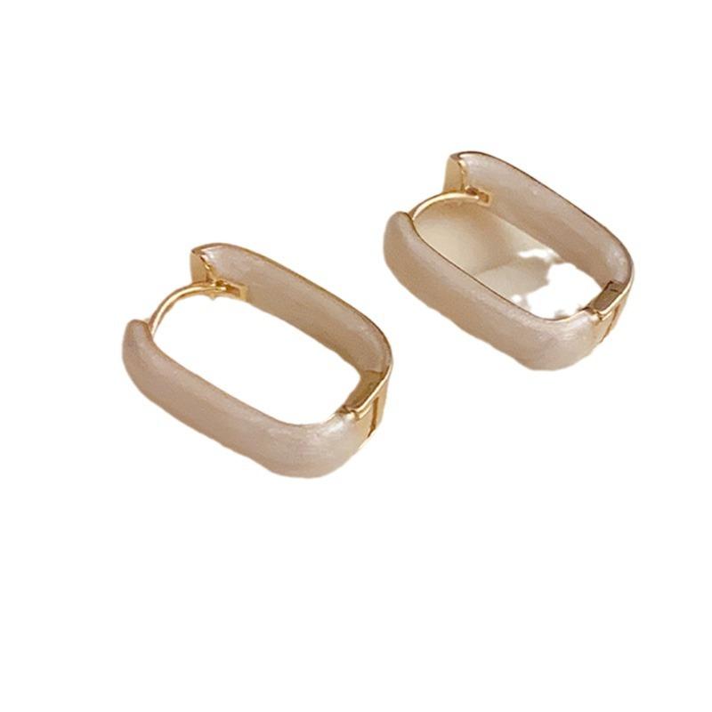 Versatile Retro Style High-end Square Fashion Earrings