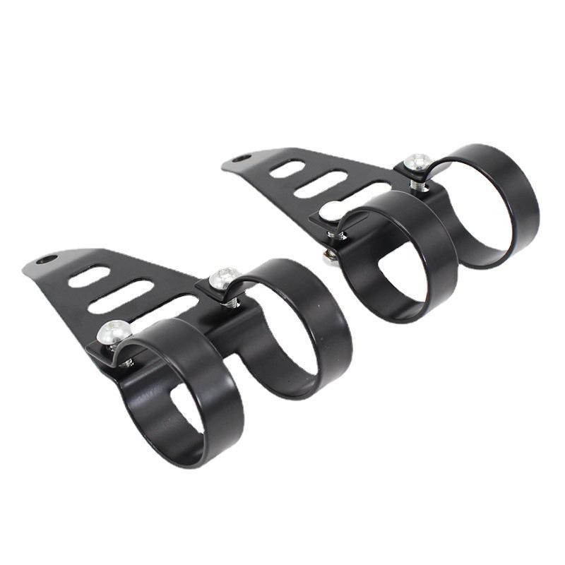 41-43mm Motorcycle Headlight Mount Bracket Fork Ear Chopper Headlamp Holder Clamp For Harley Bobber Racer Yamaha Kawasaki Honda
