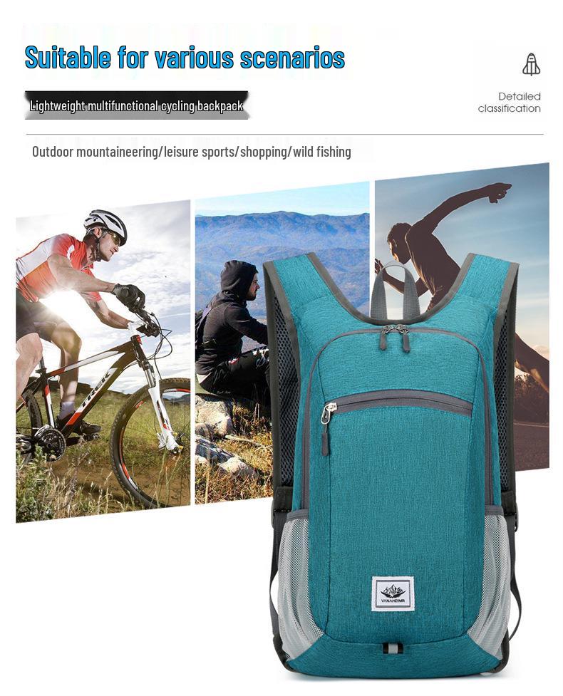 Ultralight Water-resistant Folding Backpack for Outdoor Sports & Travel