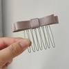 Anti-Slip Bow Bangs Hair Comb Clip - Stylish, High Skull, Internet Celebrity Hair Accessory