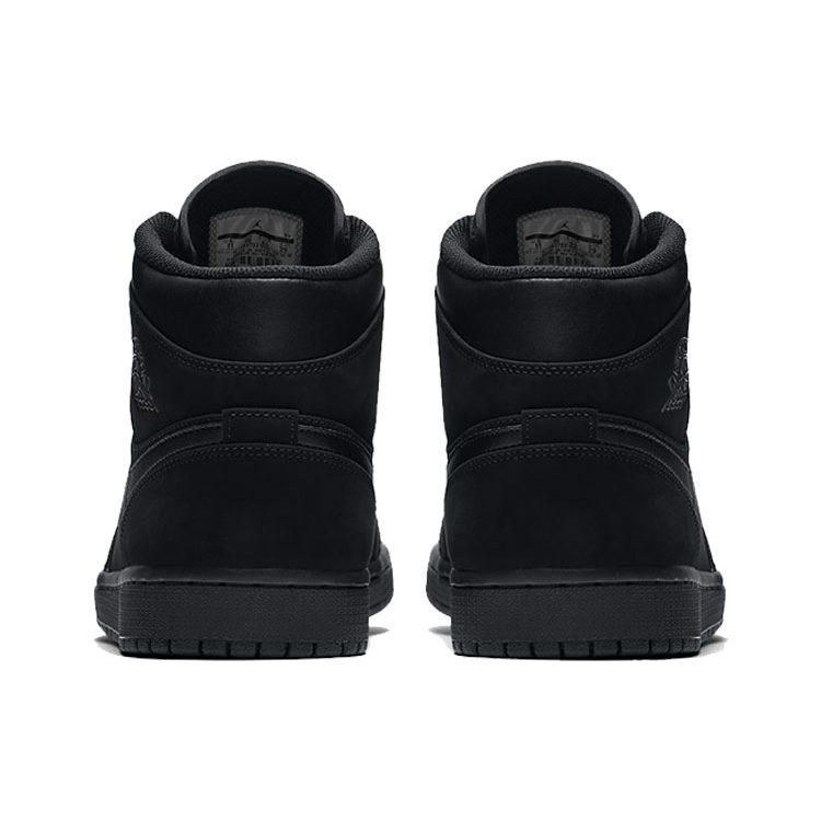 Jordan 1 Mid Triple Black 2018 554724-050