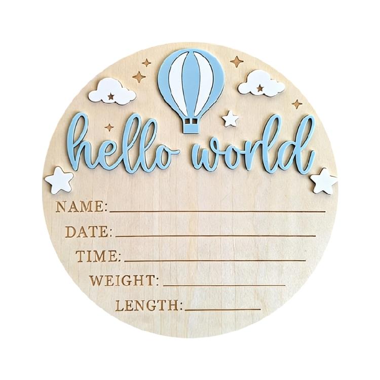 

Lovely Nursery Wall Decoration With Hanging Hole For Easy Installation As Photo Props