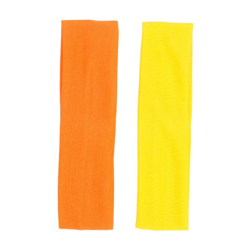 Solid Color Sporty Headband Elastic Sweat-absorbing Wide Hairband Yoga Fitness Running Fashion Outdoor Sports Headwrap