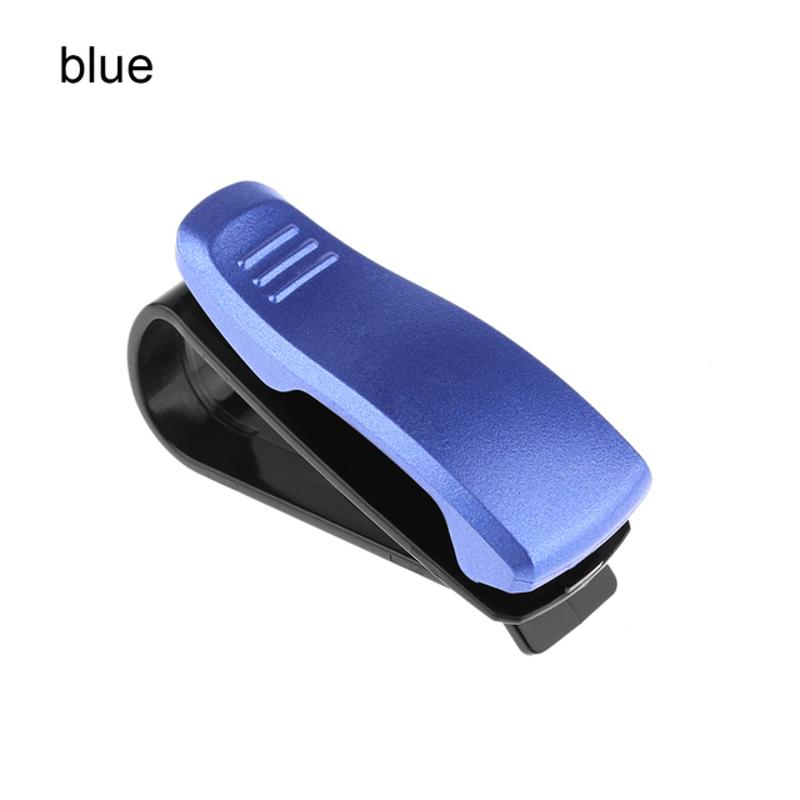 1Pc Universal Car Sun Visor Glasses Holder Clip Sunglasses Eyeglass Clip Plastic Ticket Receipt Card Clip  Auto Accessories