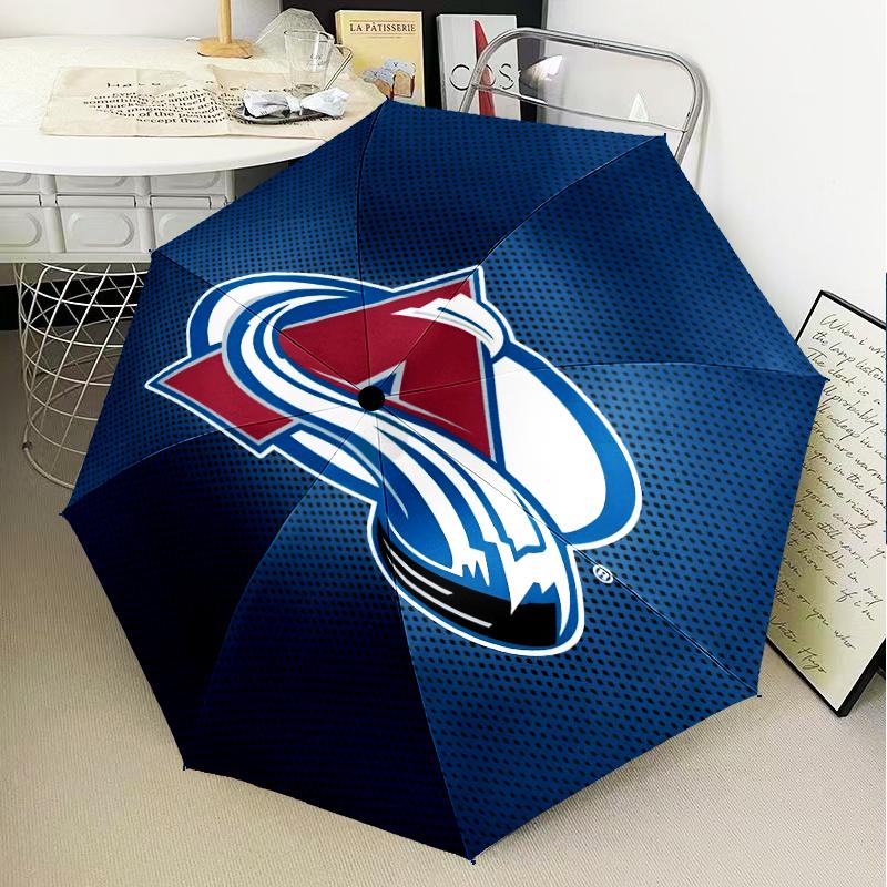 Colorado Hockey Umbrella Folding Umbrella, Automatic Umbrella 8-Frame for Travel, Camping Use Gift for Halloween Christmas