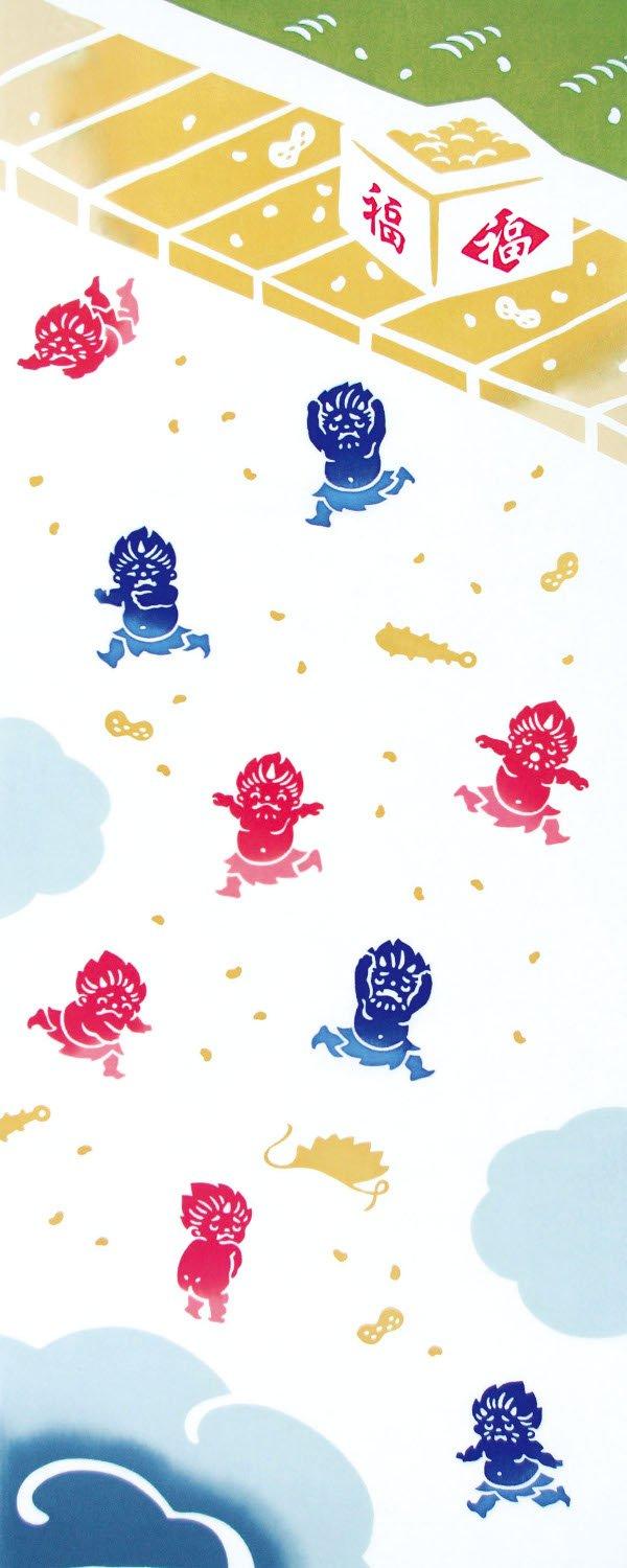 

Полотенце Miyamoto Towel Кенэма Японское полотенце для рук Они ва Сото 36 х 90 см 51630 «Событие» (Демоны Вон)