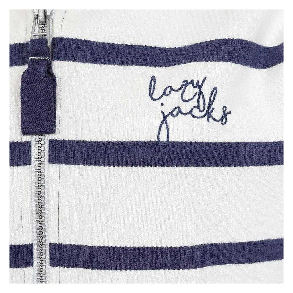 Lazy Jacks Womens/Ladies Striped Full Zip Hoodie