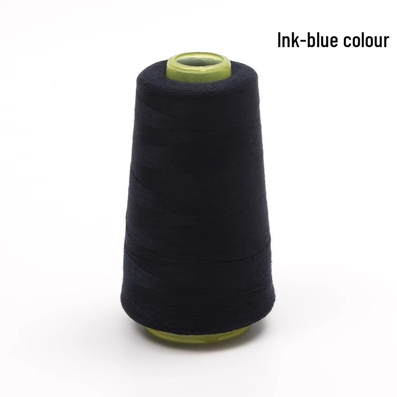 Large Cone of White Polyester Sewing Thread for Machines and Hand Sewing
