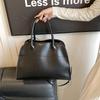 Tote Bag New Retro Solid Color Handbag Casual Versatile Messenger Bag Large Capacity Portable Shoulder Bag