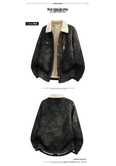 2026 Winter Men's Plus Velvet Jacket: Youthful, Stylish, Versatile, Japanese-Inspired Trend