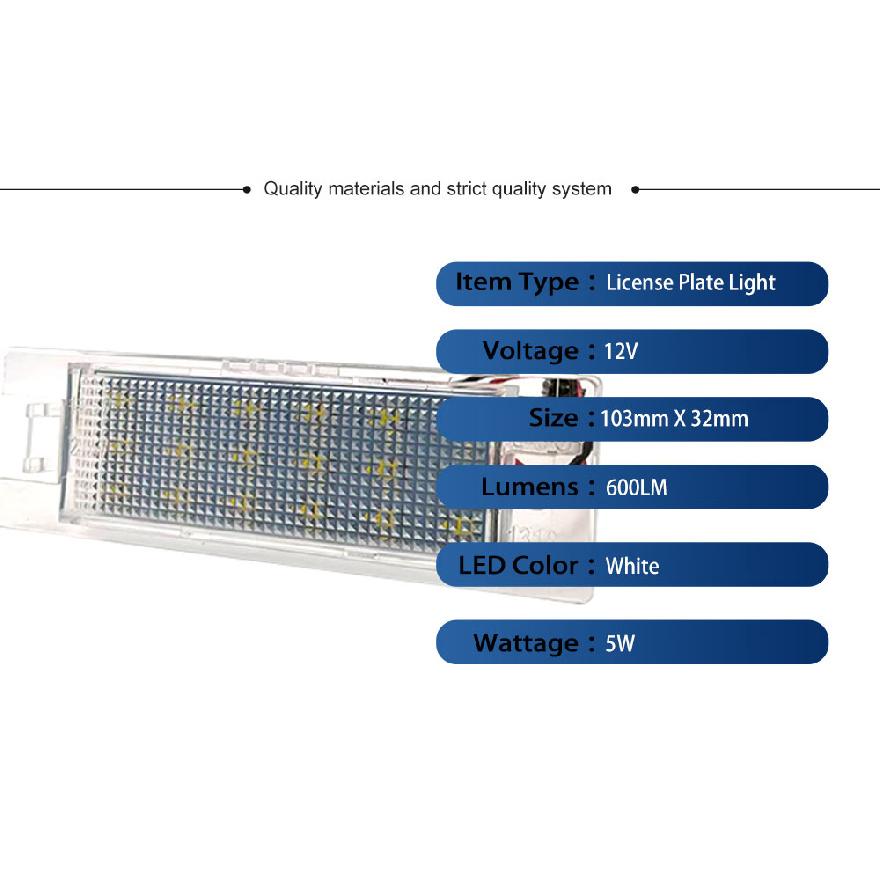2Pcs LED Car License Plate Light For Chevrolet Camaro 2014 2015 2016 2017 2018 2019 2020 2021 Canbus Error Free Car Styling License Plate Lights 2