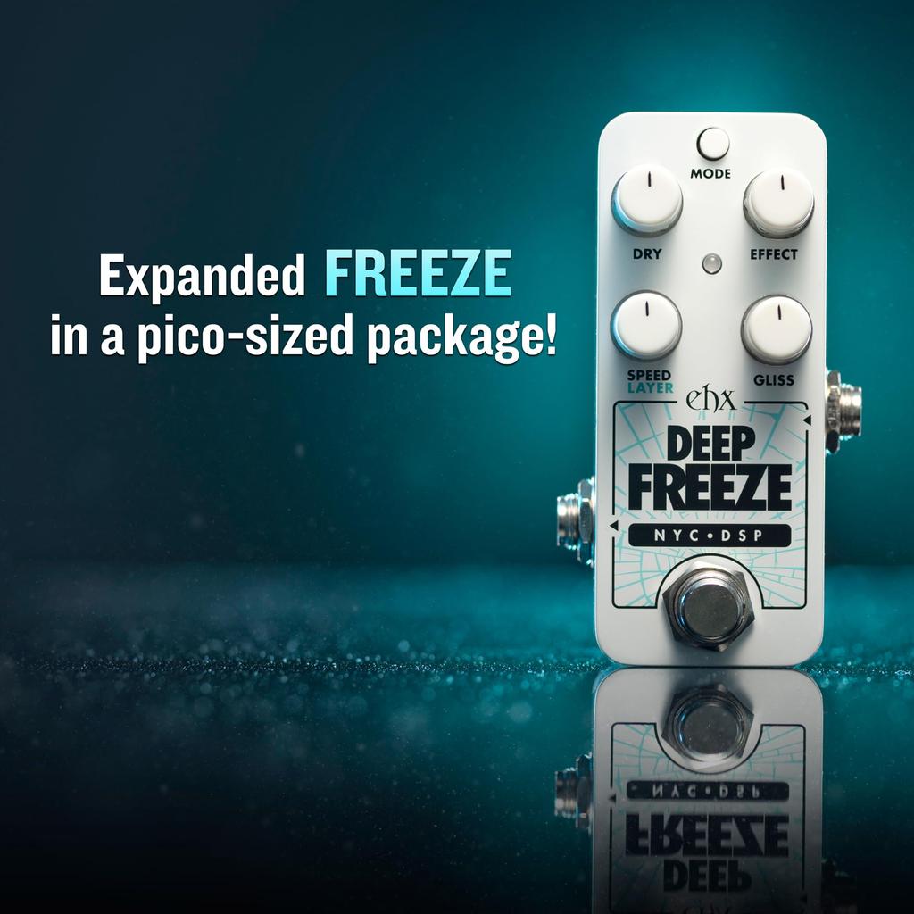 PICO DEEP FREEZE SOUND RETAINER SUSTAINER Sustain Pedal Guitar Effector ELECTRO-HARMONIX