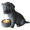 Labrador Candle Holder 3D Printed Puppy Sculpture Reusable Tealight Candle Holder for Festivals Parties Home Decor Labrador Lover Gift