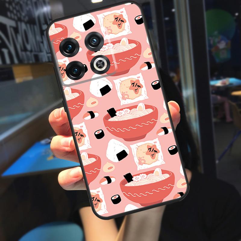Sushi Maki Rice Kitchen Food Cute Funda For OnePlus 13R 13 12 R 11 9 10 Pro 8T 9RT 10T OnePlus Nord CE 4 2 3 Lite N20 N30 Case