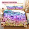 Pokémon Pattern Bedding Home Decoration Birthday Gift (1 * Duvet Cover + 2 * Pillowcase, Without Core)