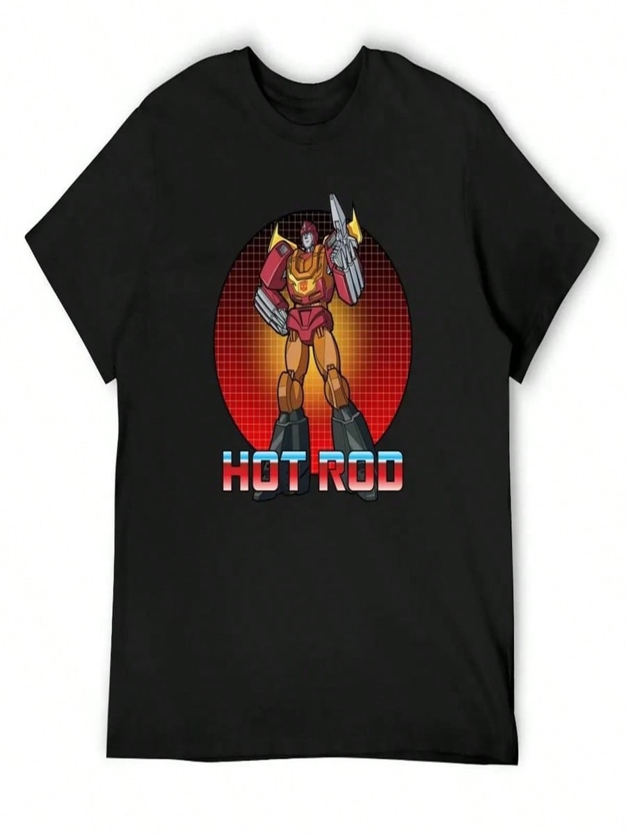 Hot Rod Autobot Transformer G1 V2 T-Shirt Blacks Aesthetic Clothing Hippie Clothes Customs T Shirts For Men S разноцветный