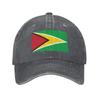 Personalized Cotton Flag Of Guyana Baseball Cap Outdoor Women Unisexs Adjustable Dad Hat Spring