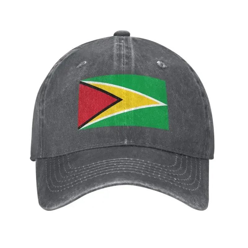 Personalized Cotton Flag Of Guyana Baseball Cap Outdoor Women Unisexs Adjustable Dad Hat Spring