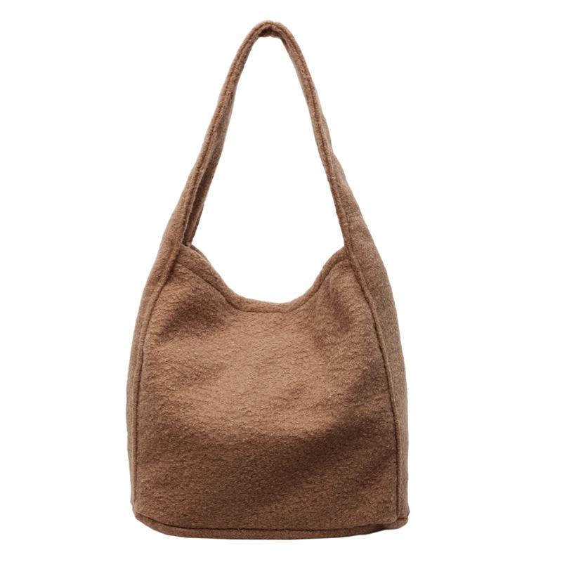 Korean large-capacity fashion texture commuter bag women's 2025 new casual simple shoulder underarm tote bag