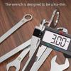 Portable Twin Head Wrench Spanner Crafted for Narrow Environment Rustproof Stainless Steel Confined Spaces Various Fixes
