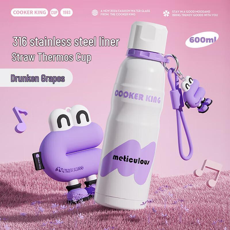 Chuaidahuang Children s 600ml Insulated Water Bottle