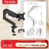 Adjustable Pneumatic Monitor Stand with Mechanical Arm