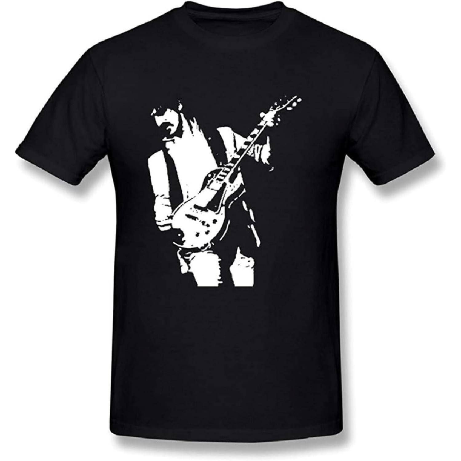 ESSTAIRUN Men s Frank Zappa T Shirts Black Black XXXXXL разноцветный