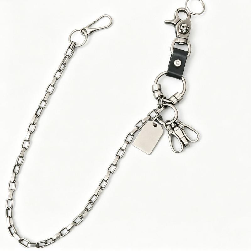 Punk Summer Single Circle Pants Chain Hip Hop Men's and Women's Skull Bead Chain Pants Chain