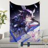 Impact Blanket Throw Super Cosy Genshin Columbina Plush Living Room Sofa Couch Childish Birthday Gifts