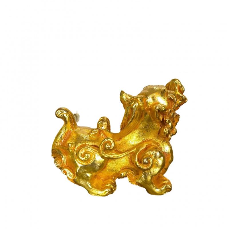 Antique Collection Solid Alloy Gilt Bronze Auspicious Animal Figurines: Lion, Pixiu, Various Animal Designs Wholesale