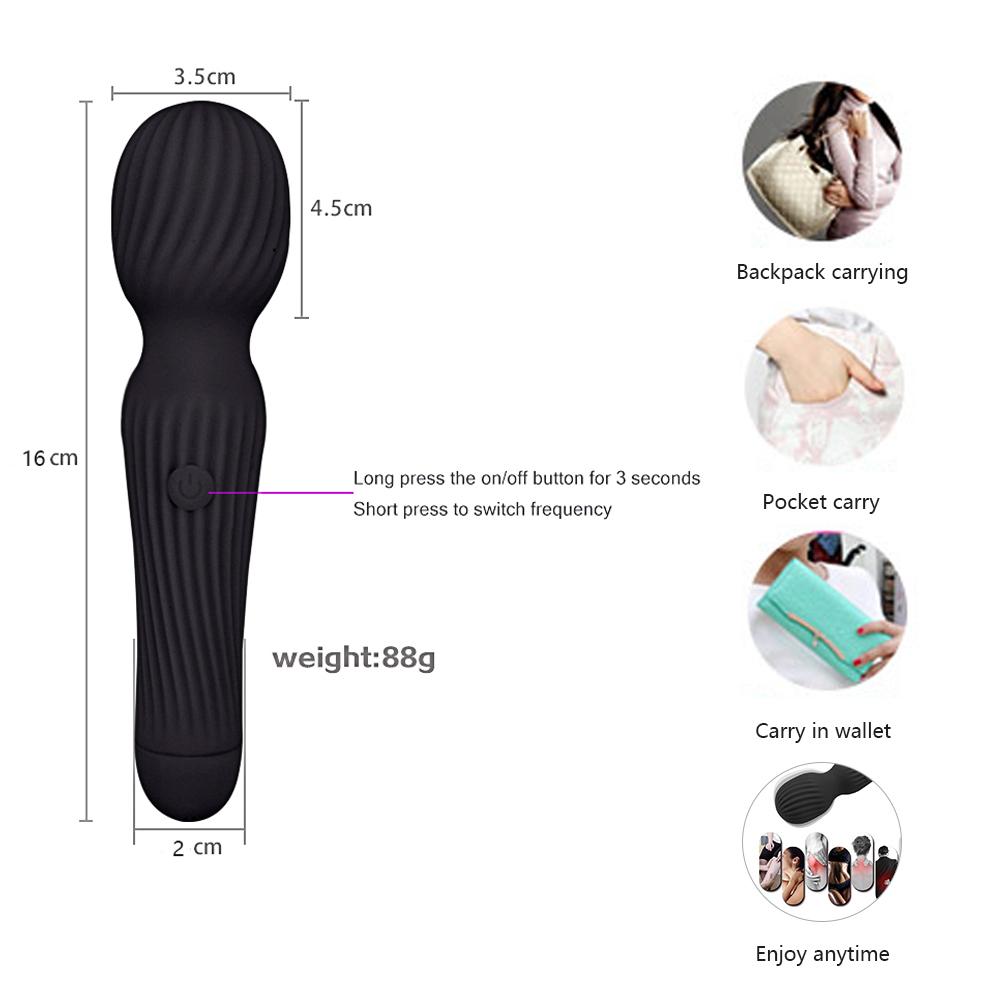 10 rychlostních výkonných velkých vibrátorů pro ženy Kouzelná hůlka Masážní tělo Sexuální hračka pro ženy klitoris stimulující ženské sexuální produkty