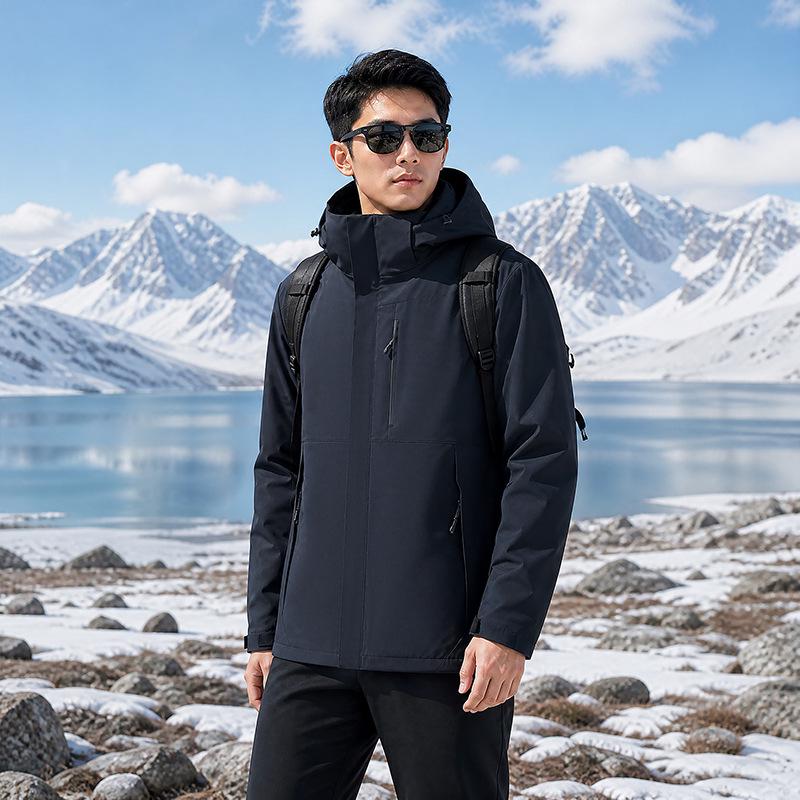 Men's & Women's 3-in-1 Detachable Outdoor Waterproof Jacket