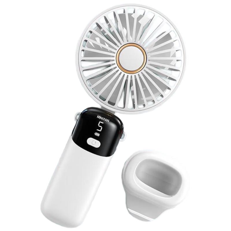 mling Portable Folding Digital Display Fan