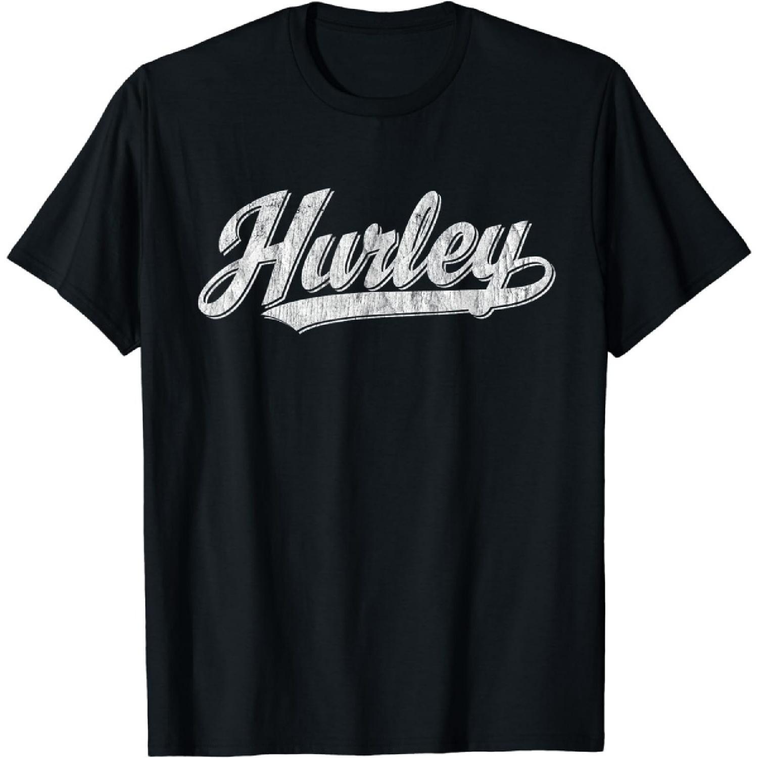 

JieshiNW Vintage 1980s Graphic Style Hurley Virginia VA T-Shirt XXXXXL різнокольоровий