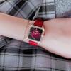 Fashion Watch Female Student Simple Square Dial Diamond Women'S Watch Temperament Belt