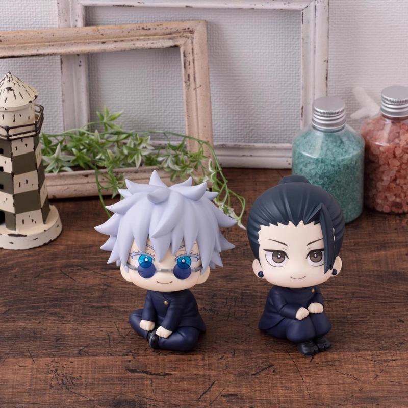 Hot Selling LK Jujutsu Kaisen Figure Set: High School Gojo Geto Fushiguro Itadori Palm-sized PC Case Desktop Decor Model