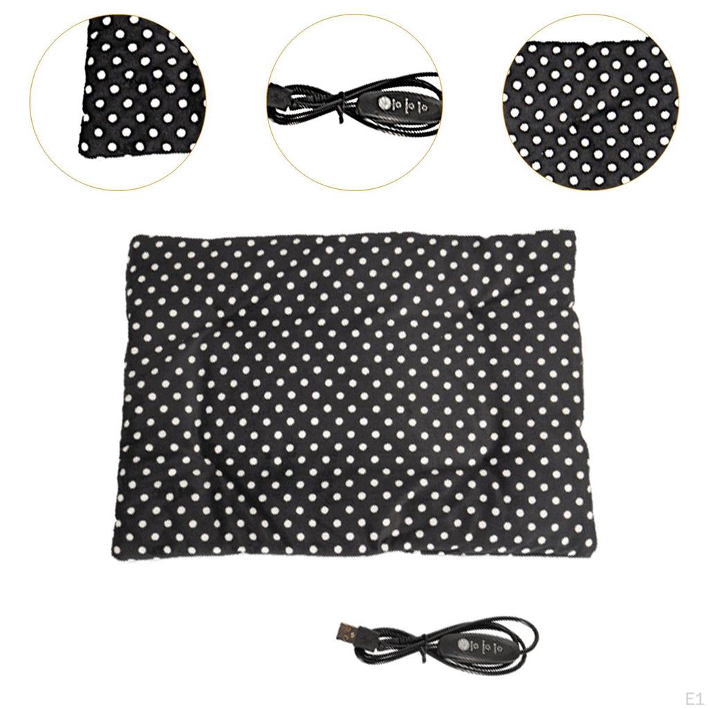 Pet Heating Pad 3 Adjustable Temperature Puppy Washable Blanket